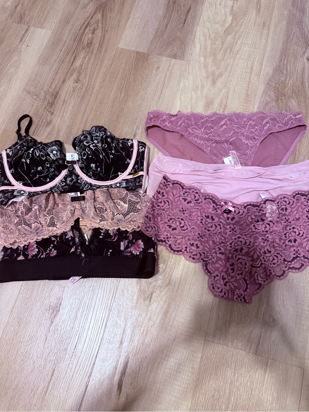 Women's Lace Bikini & Bra Mix and match sets